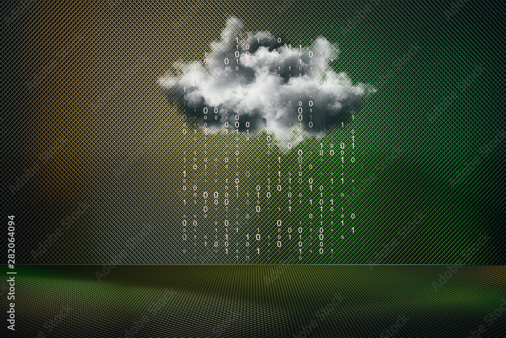 Poster cloud computing concept