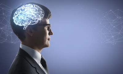 Artificial intelligence and circuit concept