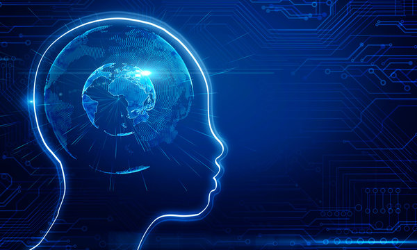 AI and global business concept