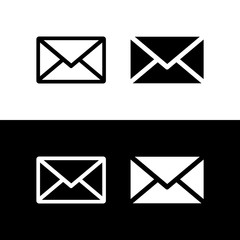 Mail icon. Envelope symbol. message sign vector
