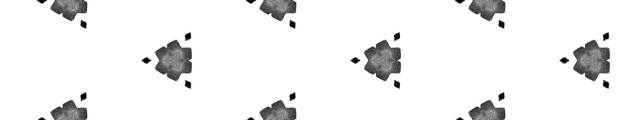 Grey black and white vintage kaleidoscope Seamless