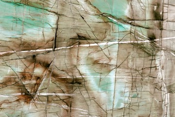 Beautiful green brown marble. Abstract texture and background.