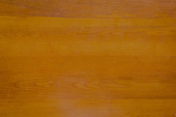 Top view of brown wood table background.