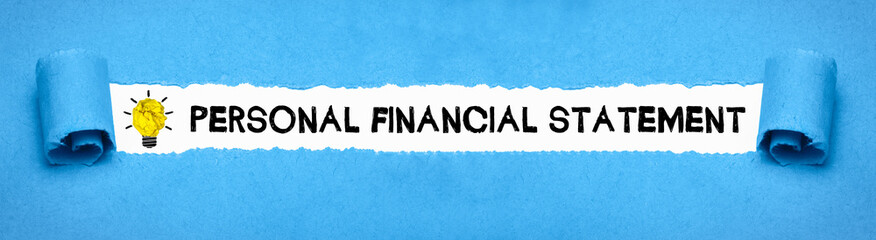 Personal financial statement
