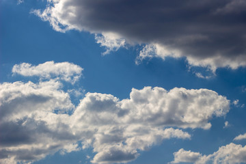 dramatic sky with clouds