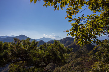 富士山の見える景色