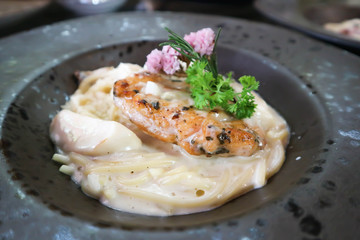 chicken pasta, chicken spaghetti