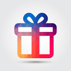 Gift box icon