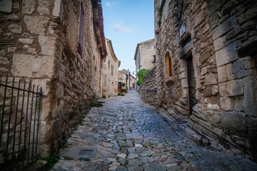 In the streets of Lacoste in Provence