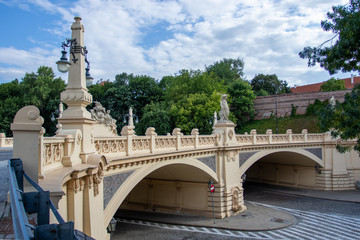 The viaduct Stanislaw Markiewicz and Karowa street