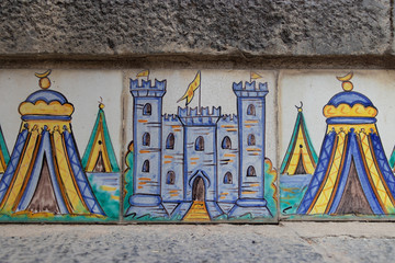 Le famose ceramiche della Scalinata di Santa Maria del Monte di Caltagirone in Sicilia	
