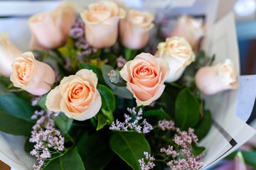 Fresh flower arrangement