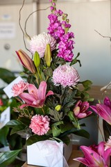 Fresh flower arrangement