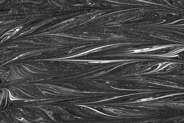 Beautiful abstract painting is a painting technique Ebru .Turkish Ebru style on the water with acrylic paints wring wave.Stylish combination of luxury.Contemporary art marble liquid texture 