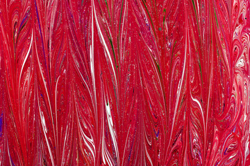 Beautiful abstract painting is a painting technique Ebru .Turkish Ebru style on the water with acrylic paints wring wave.Stylish combination of luxury.Contemporary art marble liquid texture 