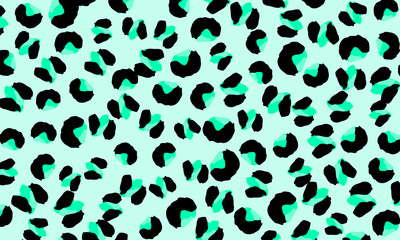 Leopard print design. Animal skin pattern.