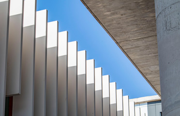 Modern lines and classic curves, the contrast of Lloret de Mar in Catalonia.