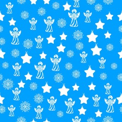 Winter white snowflakes card vector on blue background. Macro flying border illustration, holiday banner with flakes confetti scatter frame, snow elements. Cold season symbols. Wrapping paper and foil
