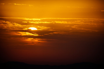 Tramonto sull'Etna