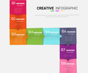 Presentation business can be used for Business concept with 7 options, steps or processes. 