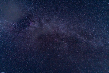 Stars and milky way on night sky
