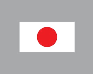 japan flag icon logo vector