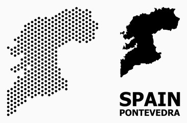 Dot Pattern Map of Pontevedra Province