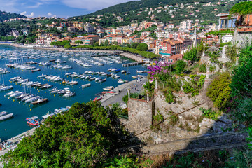 Naklejka premium aerial view of lerici