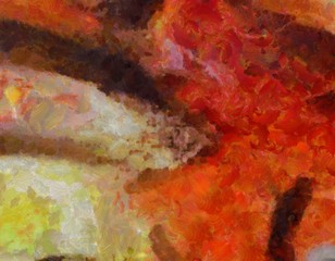 Obraz na płótnie Canvas Abstract oil painting texture background.