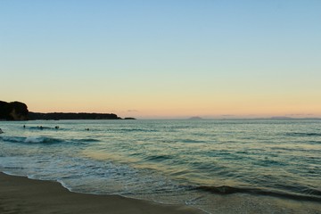 Fototapeta premium 伊豆下田 夕暮れの入田浜