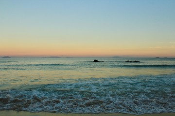 伊豆下田　夕暮れの入田浜