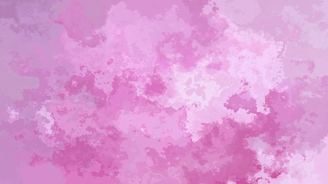 abstract animated twinkling stained background seamless loop video - watercolor splotch effect - cute pink violet lilac color