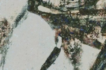 Abstract oil painting texture background.