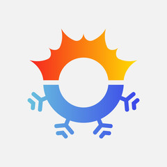 air conditioning logo design