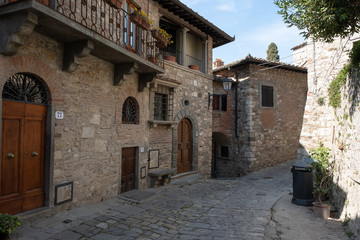 Streets of Borgo Montefioral, Italy