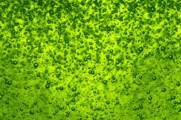 soap bubbles on the water abstract background