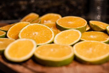 oranges on table