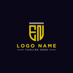 Inspiring company logo designs from the initial letters of the EN logo icon. -Vectors
