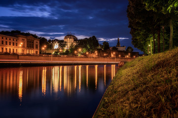 Saarbrücker Schloss in Abendstimmung