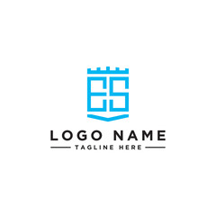 Inspiring company logo designs from the initial letters of the ES logo icon. -Vectors