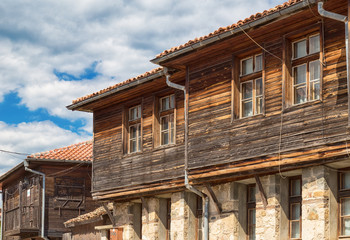 Houses in Old Town of Sozopol, Bulgaria