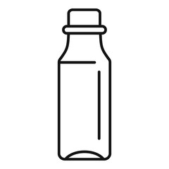 Medical syrup bottle icon. Outline medical syrup bottle vector icon for web design isolated on white background