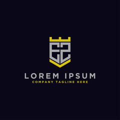 Inspiring company logo designs from the initial letters of the EZ logo icon. -Vectors
