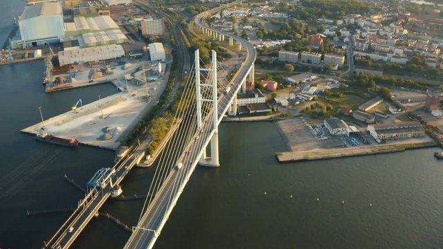 Bridge to Ruegen at Stralsund