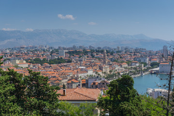 Obraz premium Split panorama, Croatia