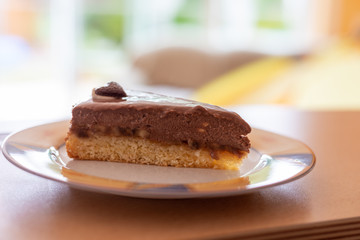 piece of chocolate cake