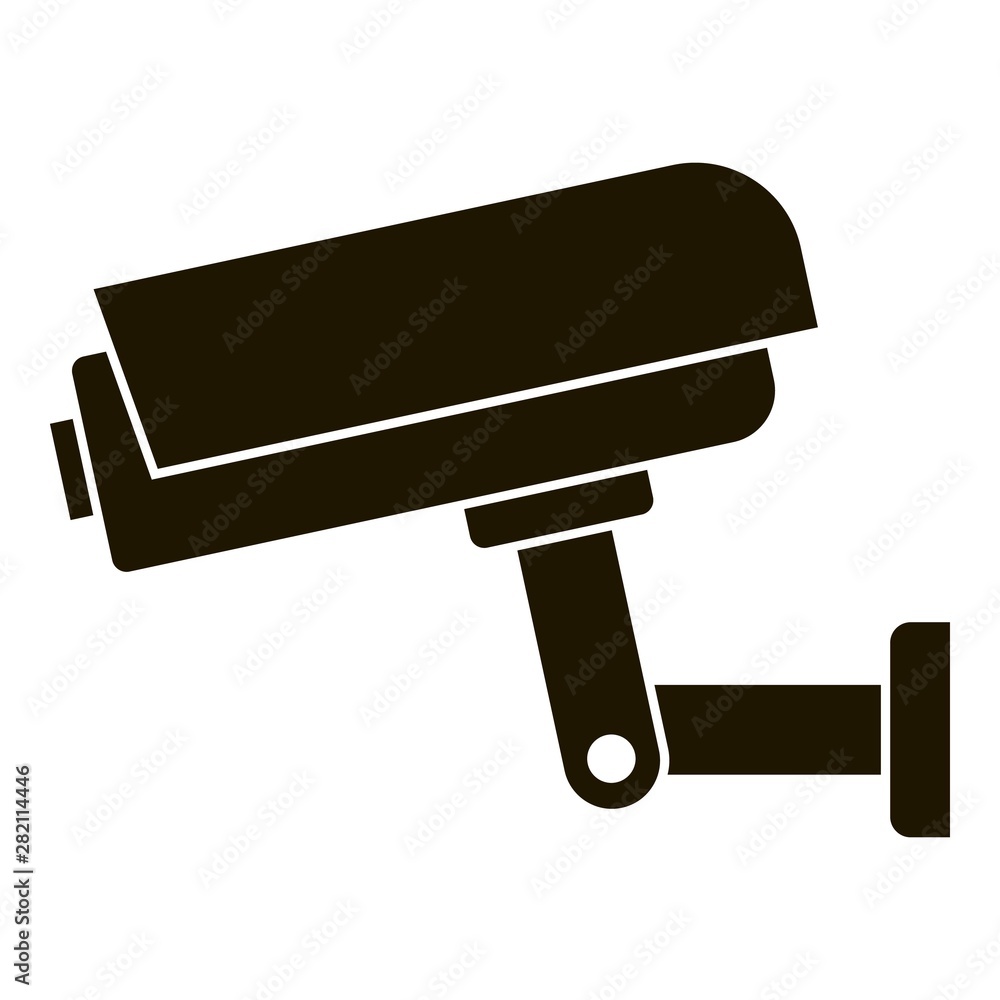 Poster security camera icon. simple illustration of security camera vector icon for web design isolated on 