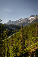 Peaceful view of the mountain around Rocky Mountains, Banff National Park, Alberta, Canada.