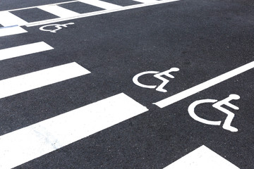 Invalid parking spaces
