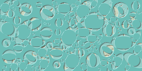 Abstract Generative Art color distributed ellipse holes background illustration